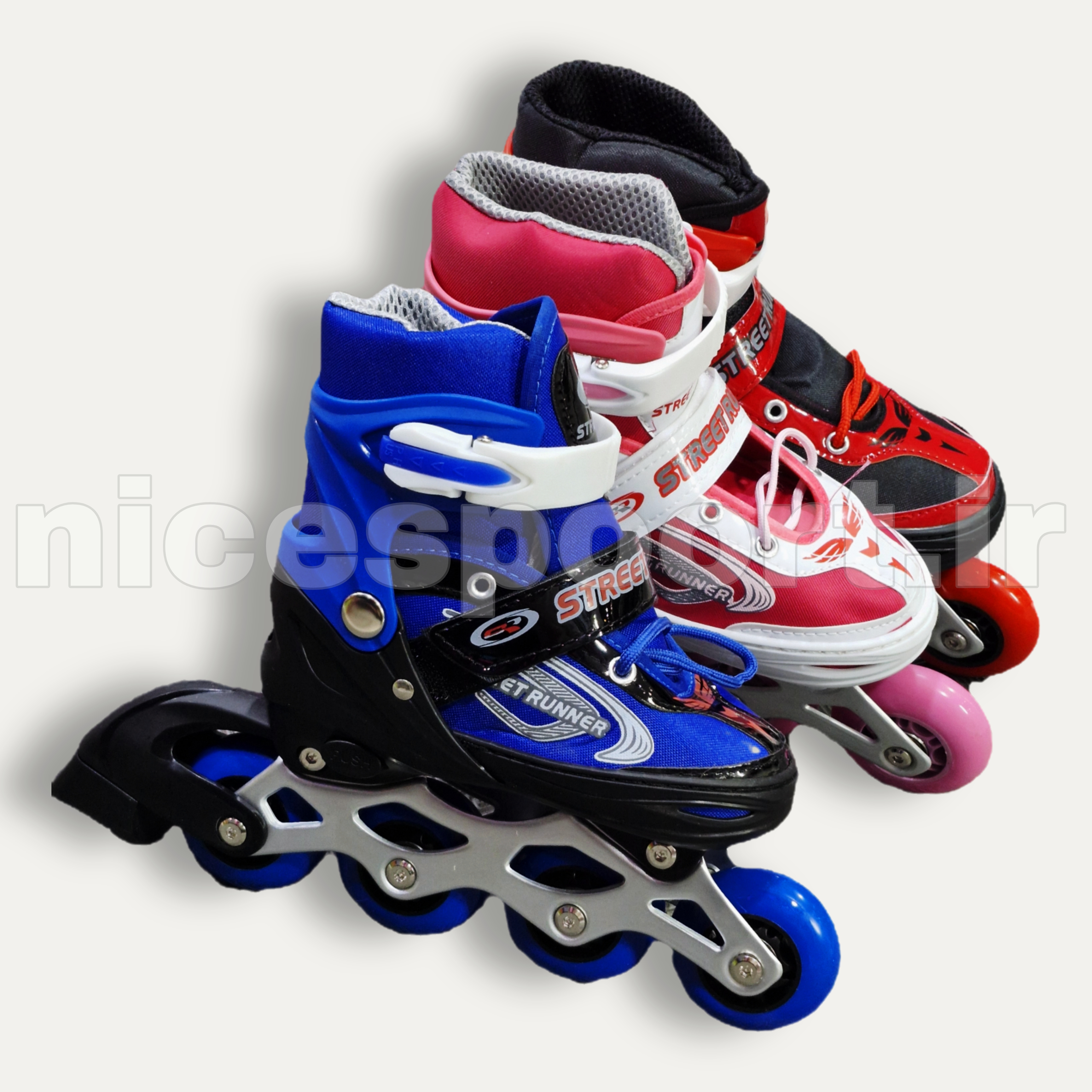 اسکیت کفشی استریت رانر Street Runner به همراه لوازم ایمنی