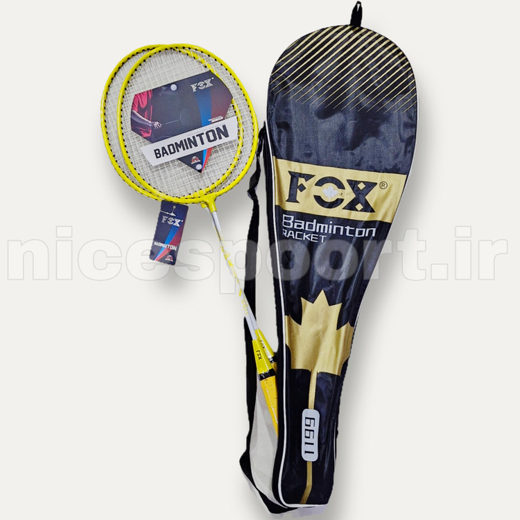 راکت بدمینتون فاکس دوتایی FOX