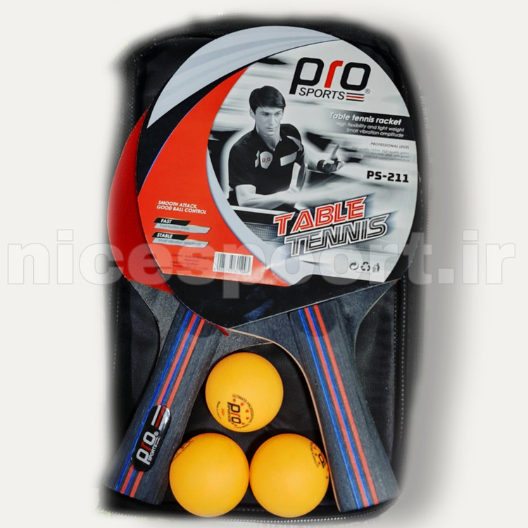 راکت پینگ پنگ دو راکته پرو اسپرتس PRO Sports