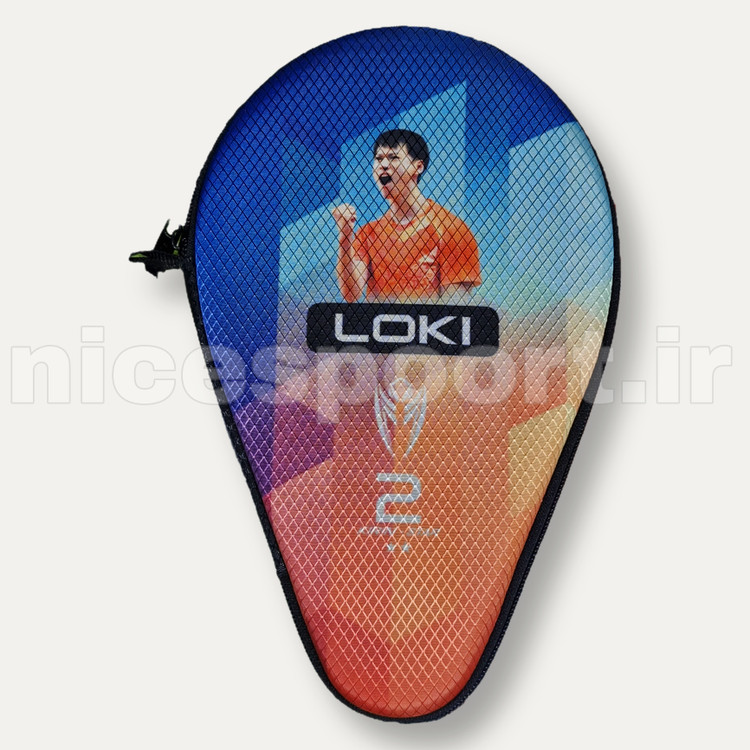 راکت پینگ پنگ لوکی 2 ستاره کیف دار LOKI