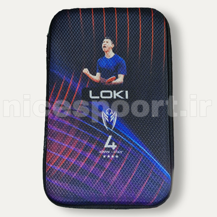راکت پینگ پنگ لوکی 4 ستاره کیف دار Loki