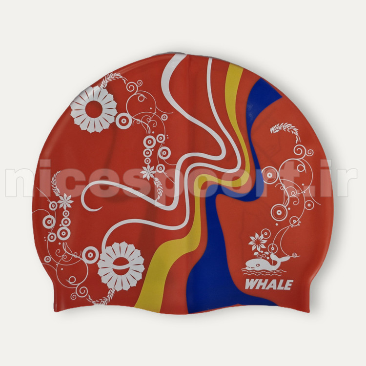 کلاه شنا سیلیکونی WHALE
