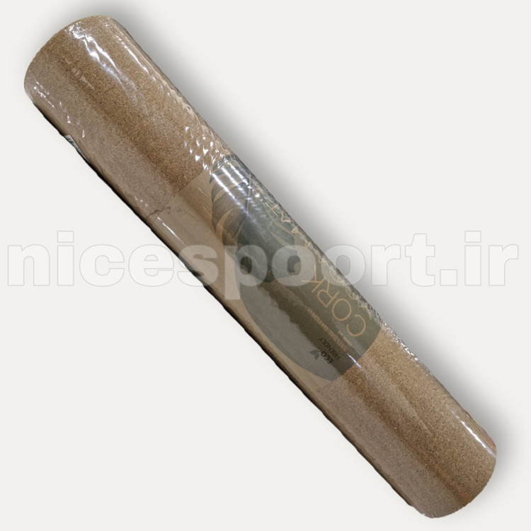 زیرانداز ورزشی بدنسازی مت یوگا 6 میلیمتری چوب پنبه ای اتلتیک AT-650