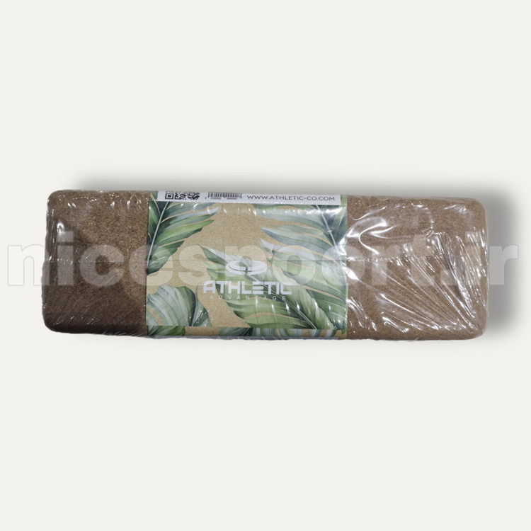 آجر بدنسازی یوگا چوب پنبه ای AT-225 اتلتیک 22/5*12 سانتی متر