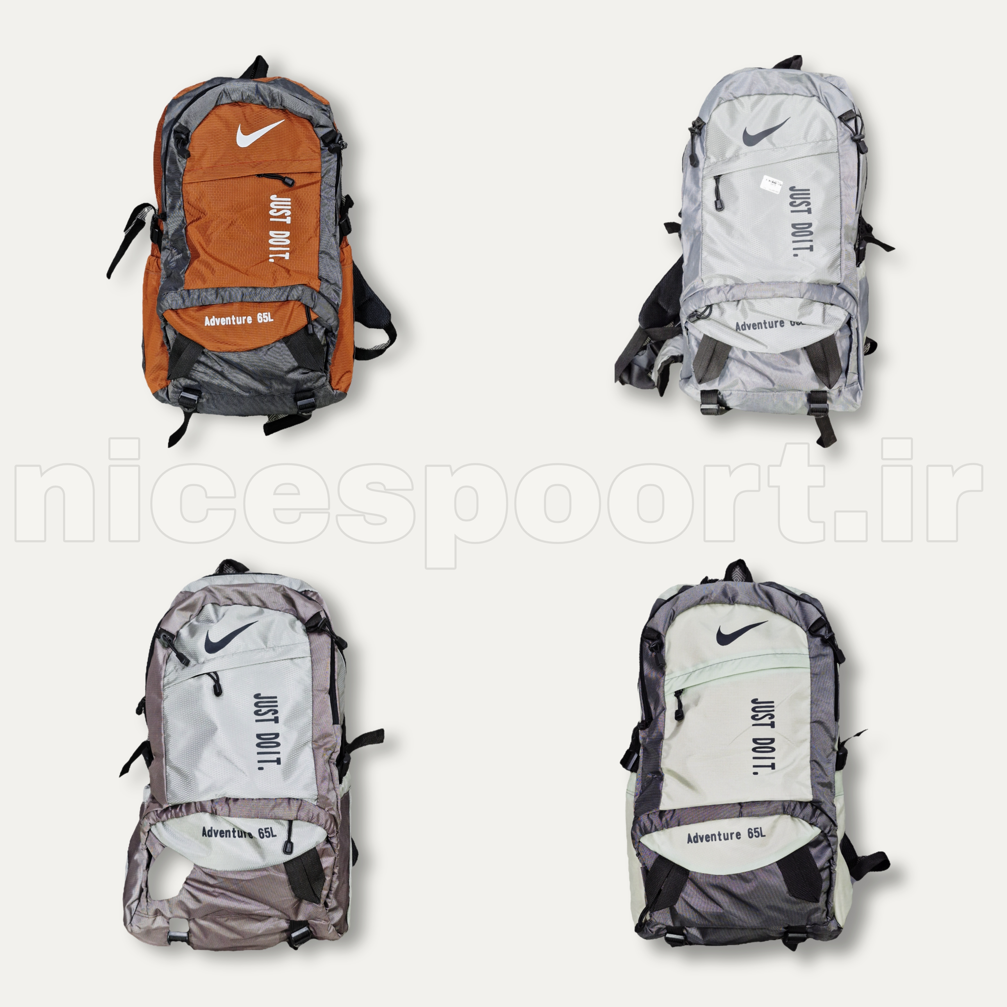 کوله پشتی کوهنوردی Nike مدل Adventure 380-65L