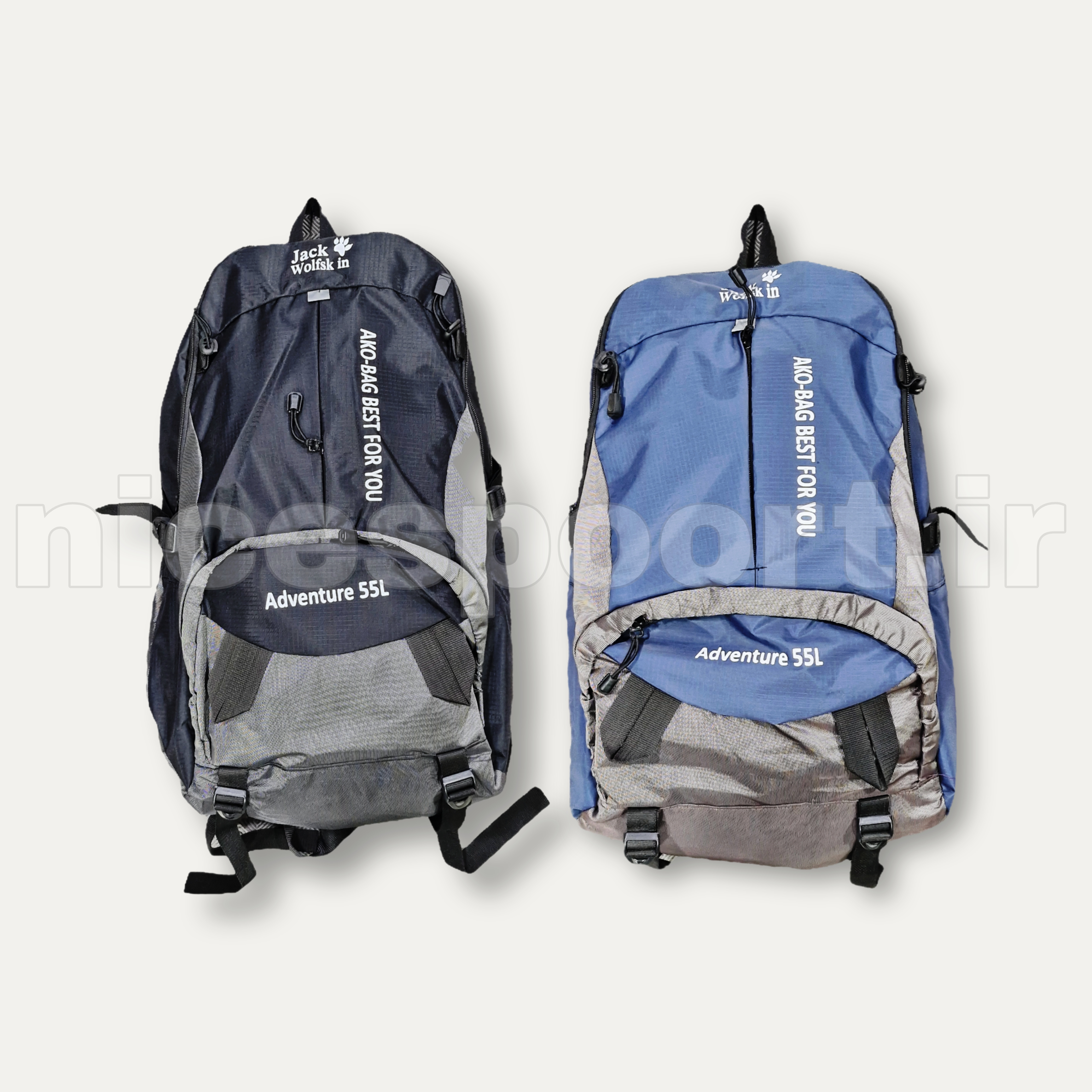 کوله پشتی کوهنوردی Jack Wolfskin مدل Adventure 370-55L