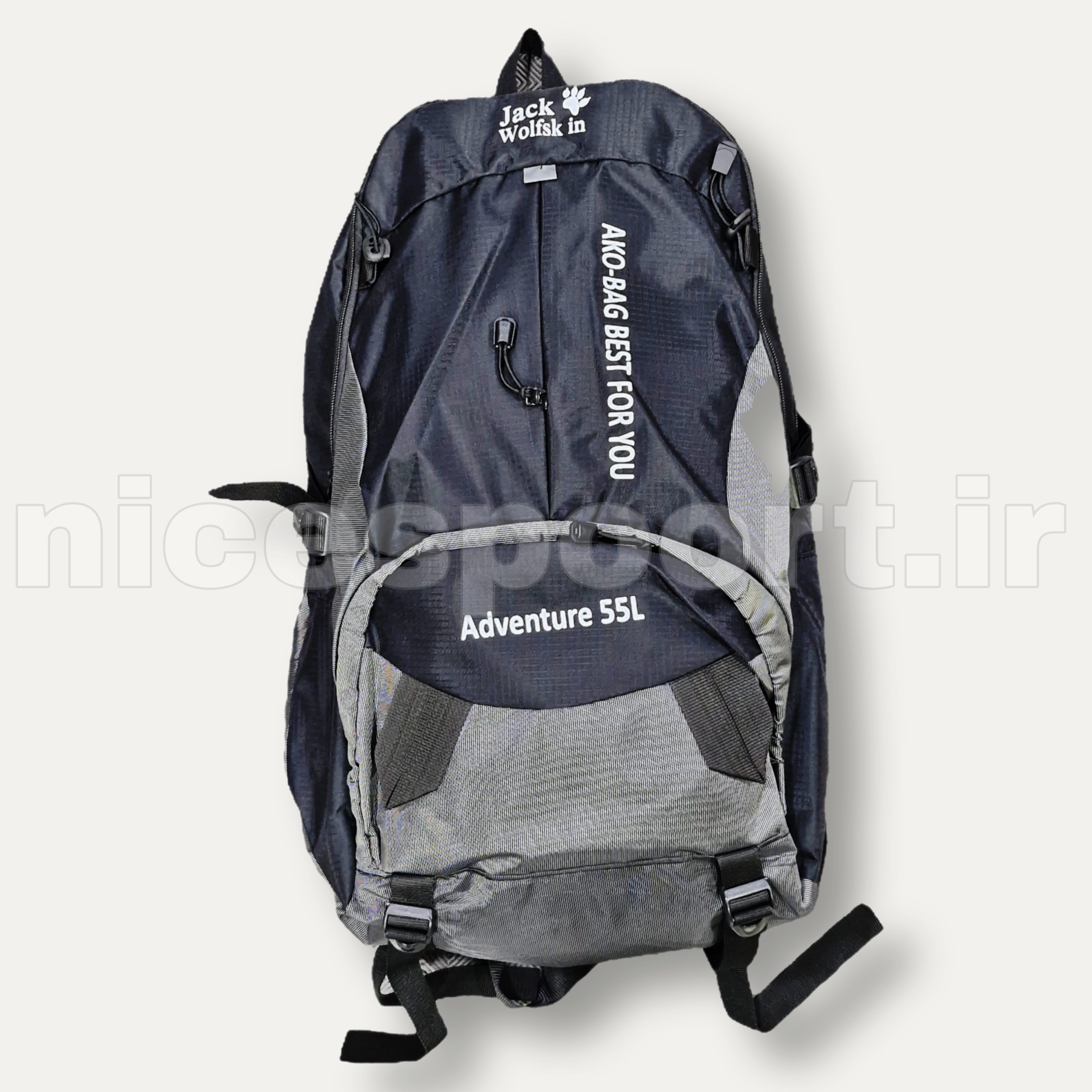 کوله پشتی کوهنوردی Jack Wolfskin مدل Adventure 370-55L
