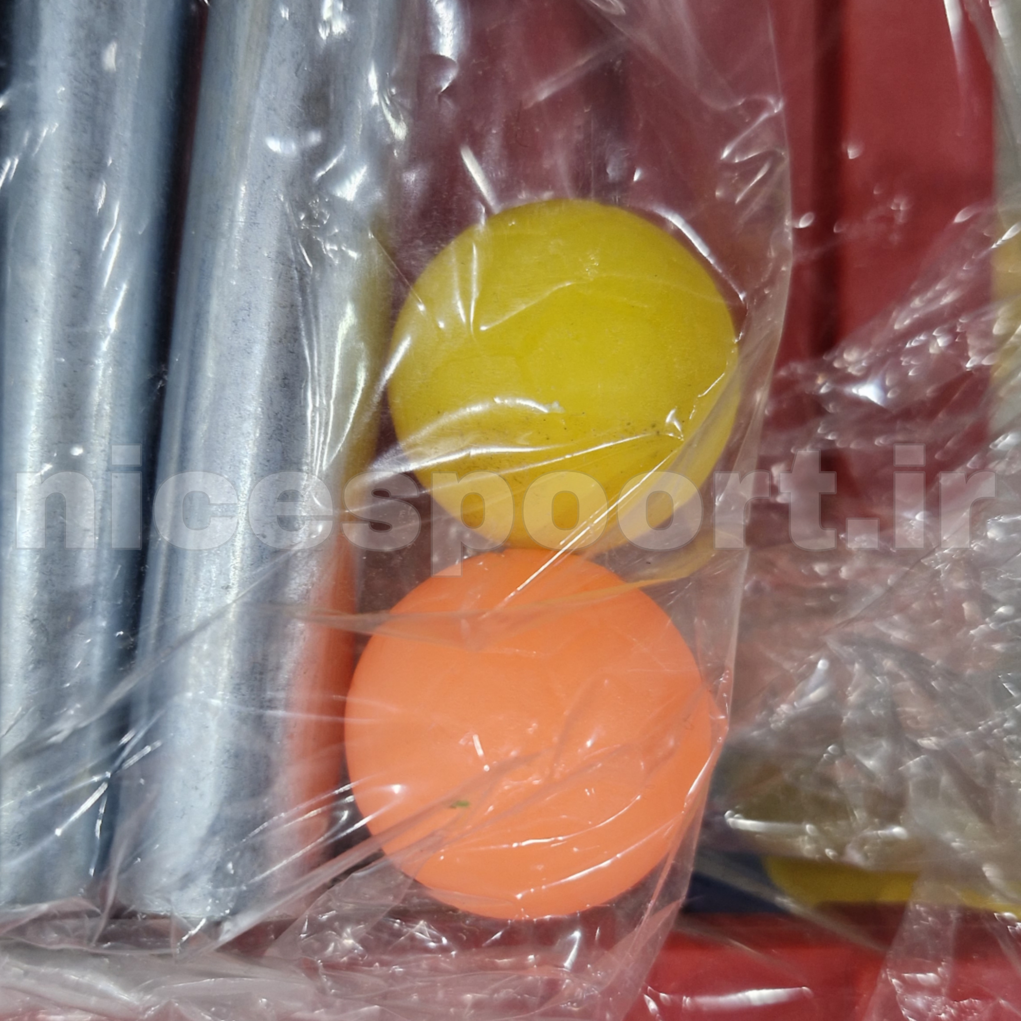 فوتبال دستی گل محمدی 6 میل بزرگ 85 * 50