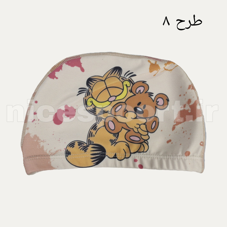 کلاه شنا پارچه ای طرح کارتونی
