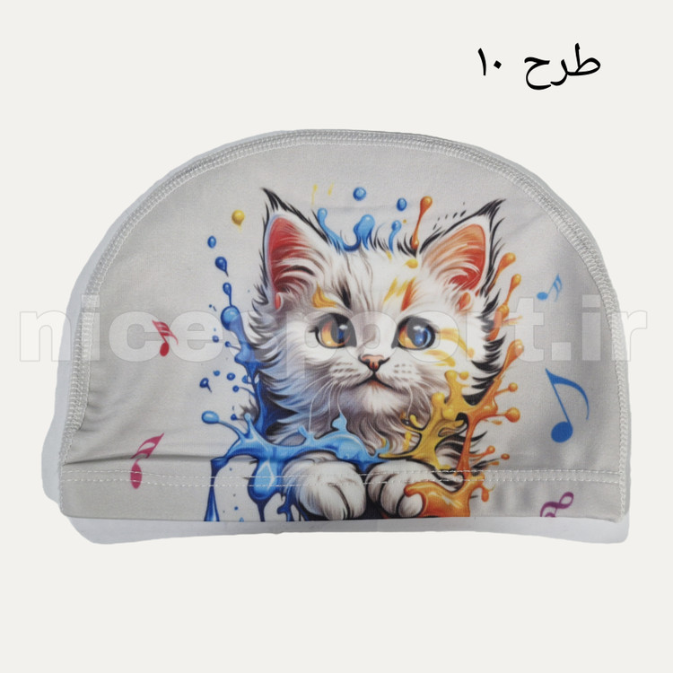 کلاه شنا پارچه ای طرح کارتونی