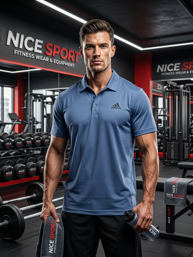 تیشرت مردانه یقه دار آدیداس ADIDAS