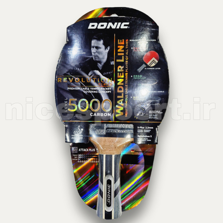 راکت پینگپنگ برند دونیک DONIC Waldner Line 5000