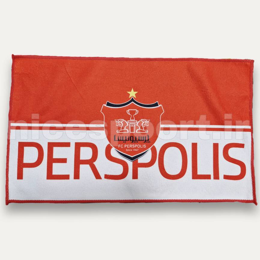 حوله دستی طرح تیم پرسپولیس 48 * 29
