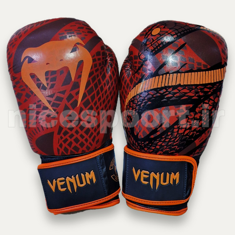 دستکش بوکس چرم ونوم VENUM طرح دار